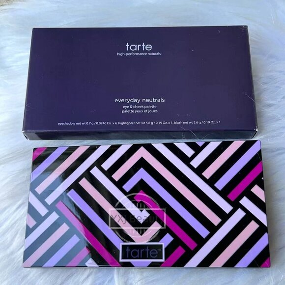 New Box Tarte Everyday Neutrals Eye & Cheek Palette Full size~Discontinued RARE - Picture 3 of 4